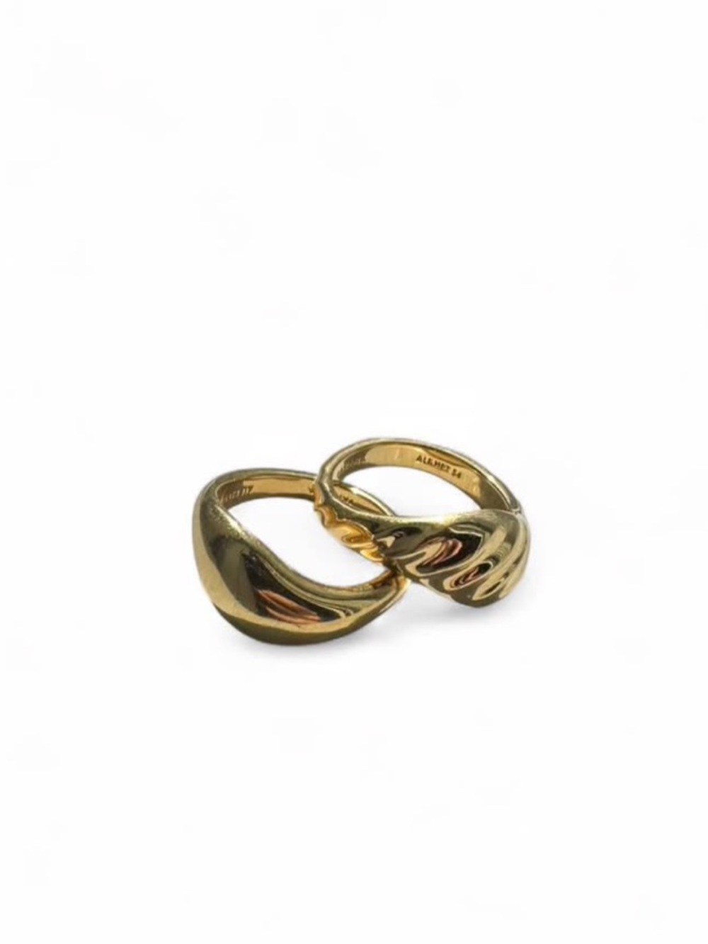 PANDORA -  Stackable Gold Plated Rings - Picture 3 of 3
